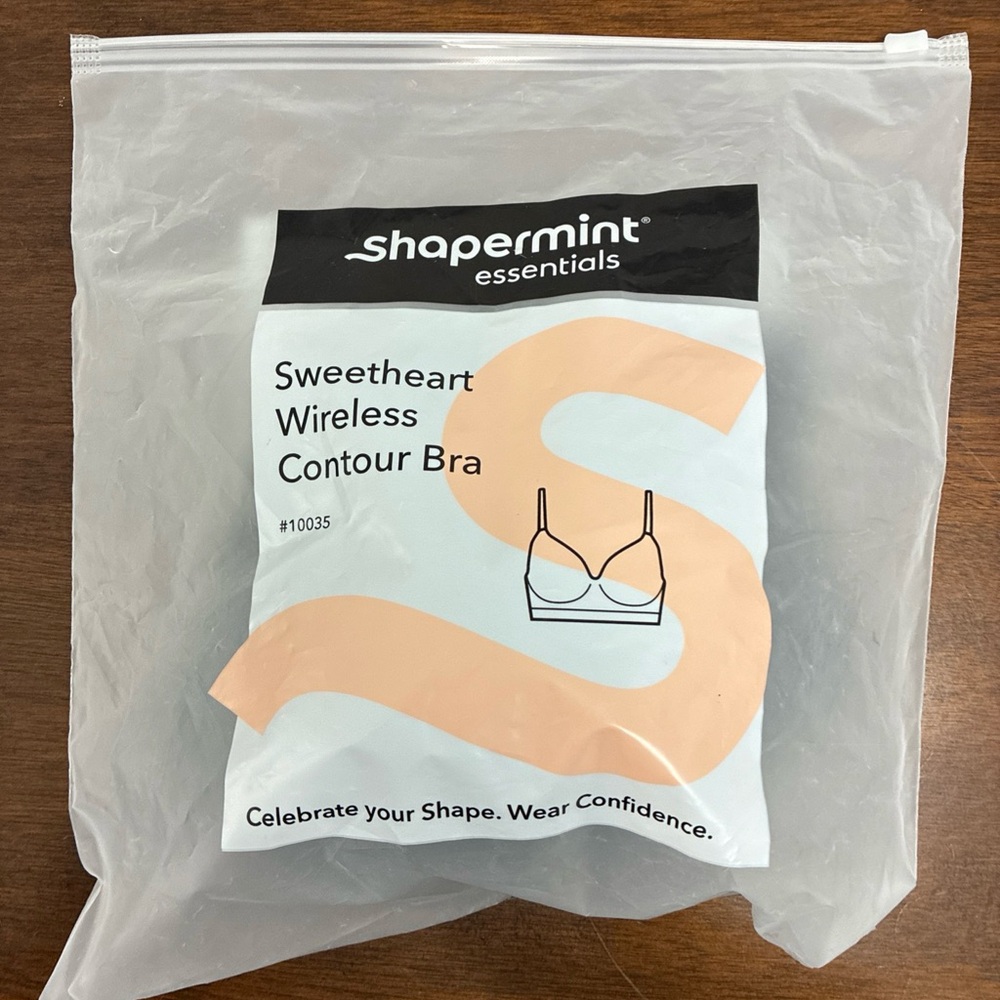 Shapermint Sweetheart Wireless Contour Bra - Black